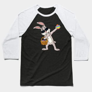 Dabbing Rabbit Easter Day Eggs Dab Boys Girls Kids Baseball T-Shirt